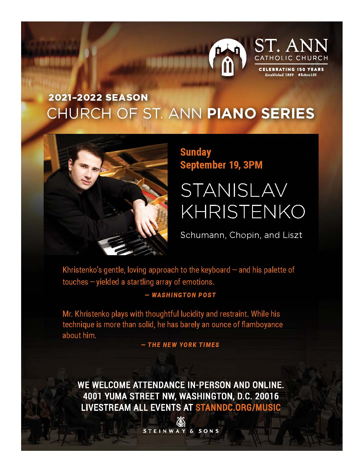 Piano Concert Live with Stanislav Khristenko, 