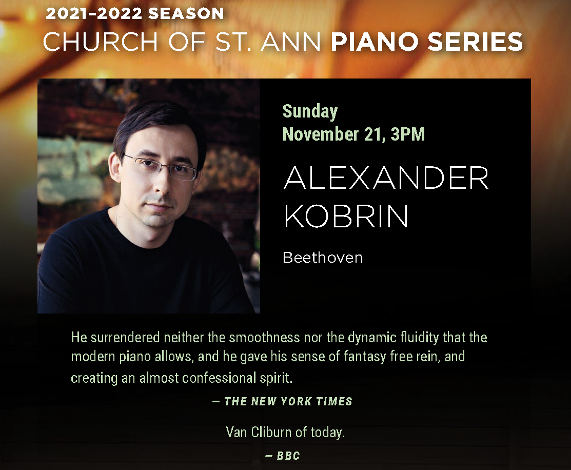 Piano Concert LIVE with Alexander Kobrin - Hear the Last 3 Beethoven Sonatas!