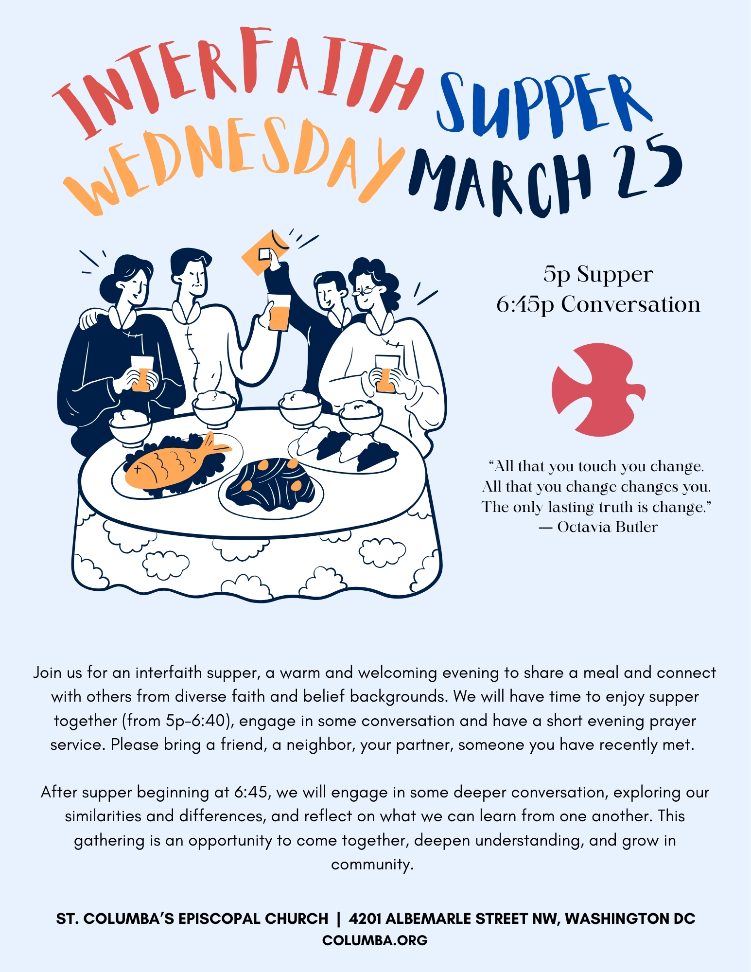 Interfaith Conversation and Supper