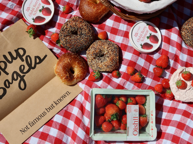 PopUp Bagels x Oishii’s Sold Out Berry Schmear Returns June 18